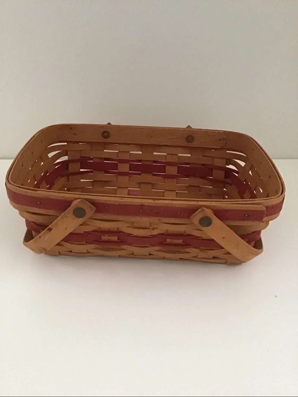Vintage Longaberger Christmas Collection 1996 Edition Holiday Cheer Basket